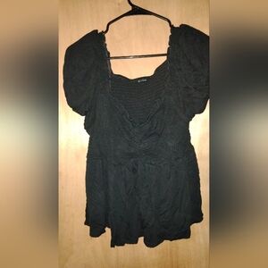 Elegant Black Women's Top